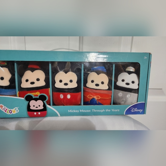 5-pack Squishmallows ,  Disney Mickey Mouse Through the Years Plush Set under 5" - Picture 10 of 12
